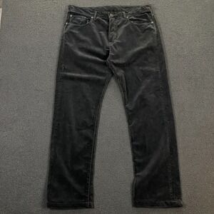 Massimo Alba Pants Mens 34x30 HEMMED Velvet 5-Pocket Jeans Straight Leg Italy